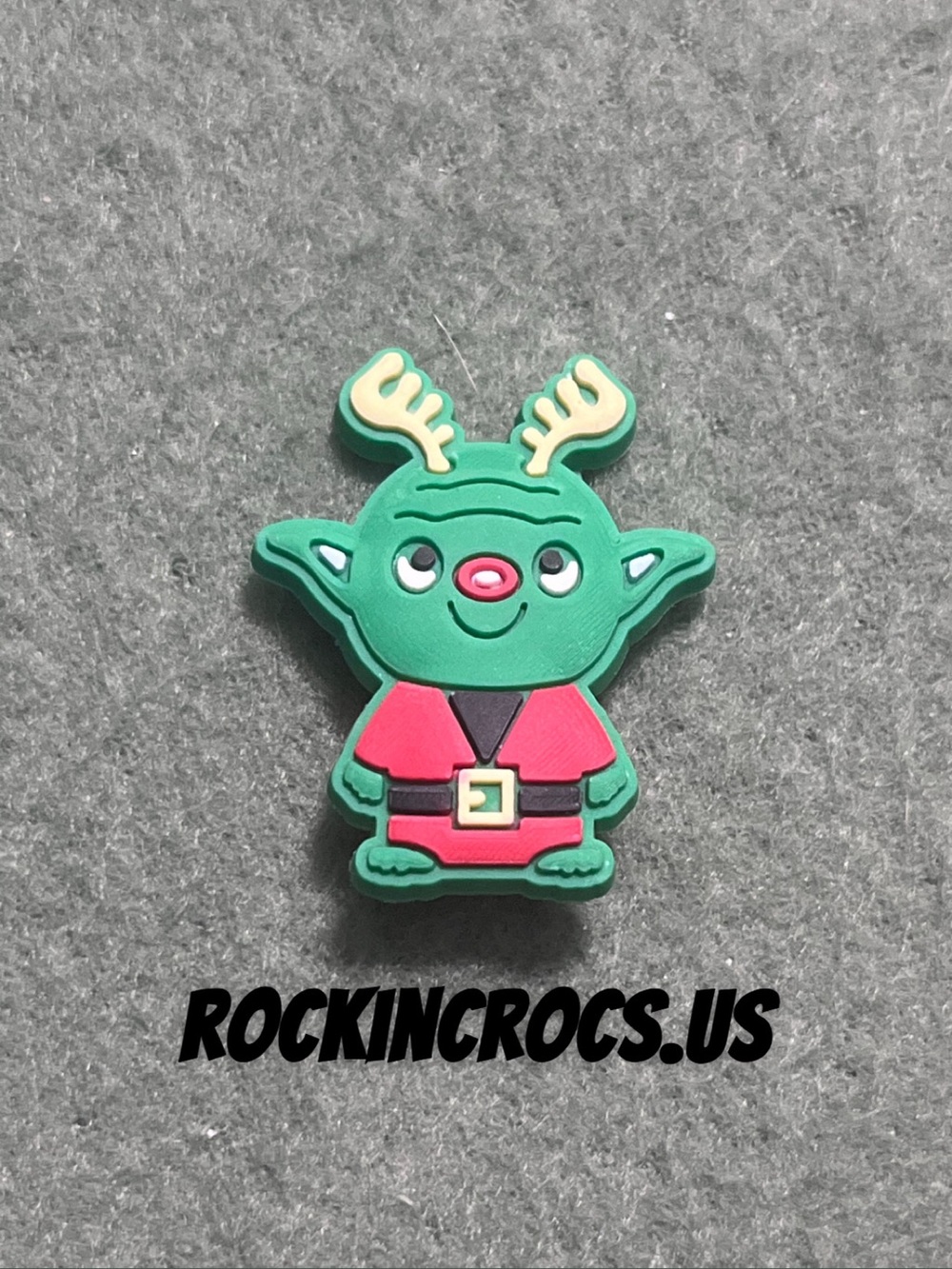 Galactic Christmas Croc Charm